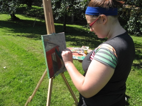 Končí výtvarná dílna