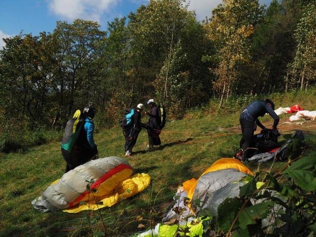 Paragliding na Broumovsku