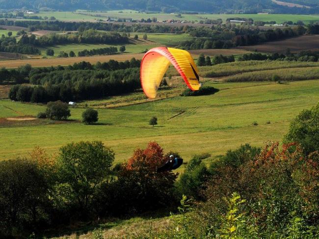 Paragliding na Broumovsku