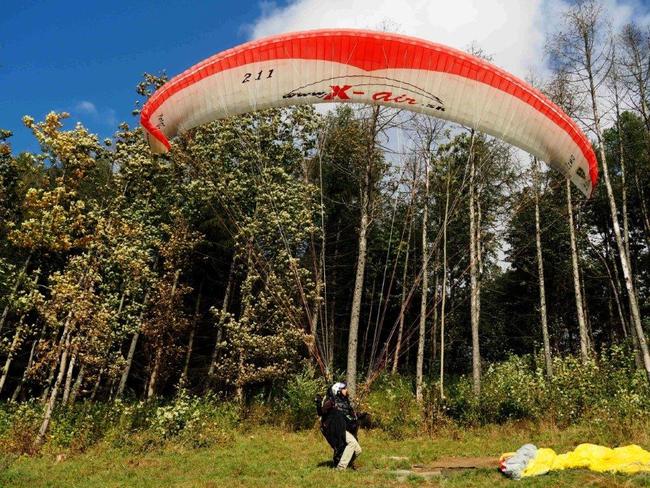 Paragliding na Broumovsku