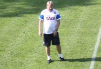 Česká fotbalová reprezentace s trenérem Radkem Bejblem měla soustředění v Broumově