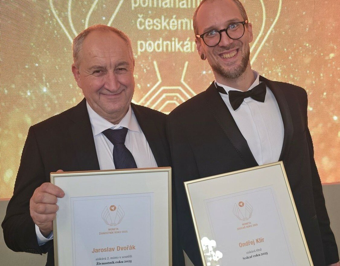 Kovář Ondřej Klír se stal Srdcařem roku, ocenění získal i střechař Jaroslav Dvořák 