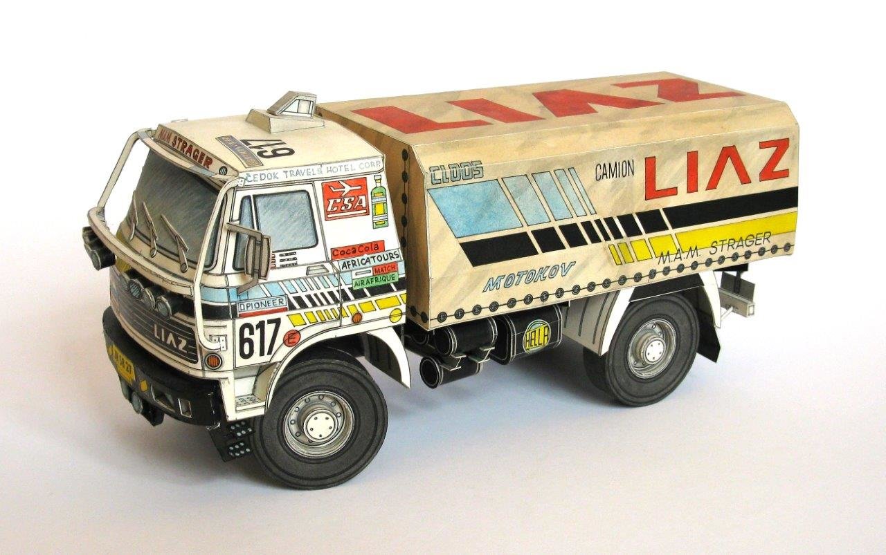 Výstava představí modely kamionů, které absolvovaly legendární Rallye Paříž-Dakar