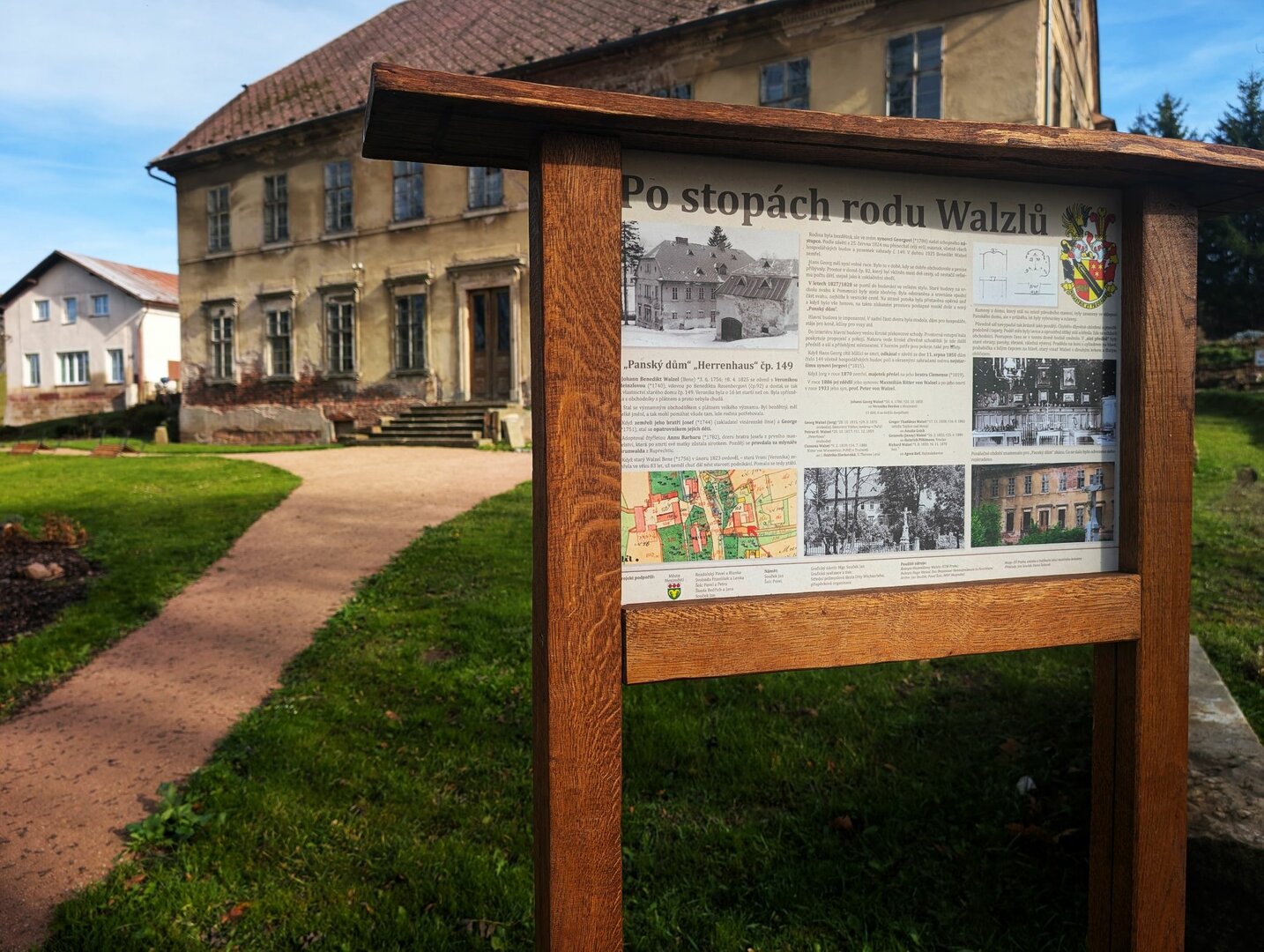 Vižňovem vede nová naučná stezka věnovaná rodu Walzelů