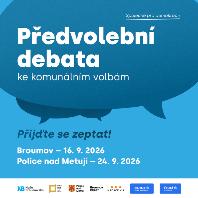 Předvolební debaty na Broumovsku