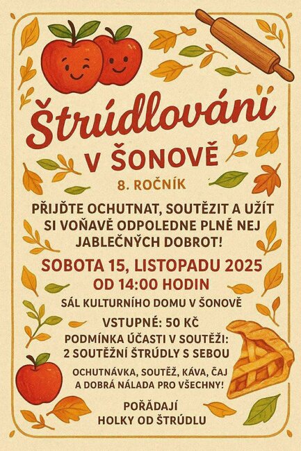 Štrůdlování v Šonově