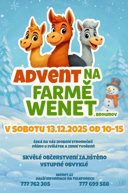 Advent na farmě Wenet
