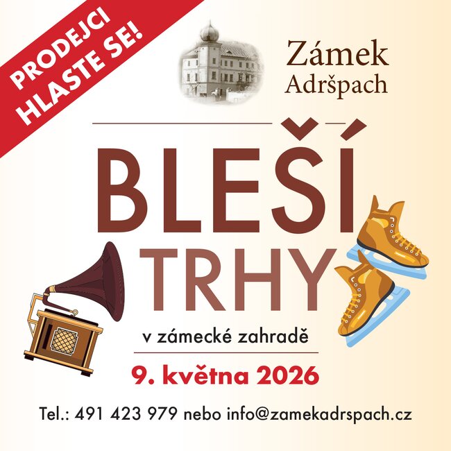 Bleší trhy  na zámku Adršpach