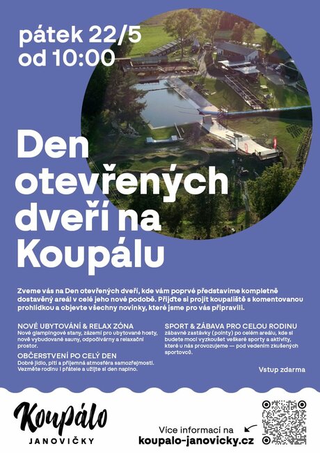Den otevřených dveří na Koupálu