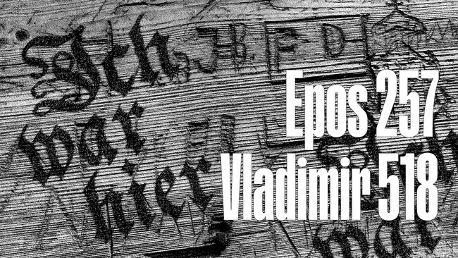 VERNISÁŽ: Ich war hier - Epos 257 & Vladimir 518