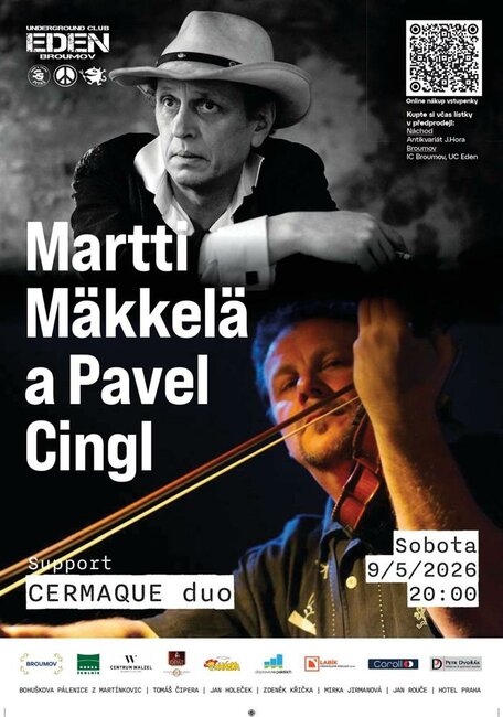 Koncert: Marttti Mäkelä & Pavel Cingl v Edenu
