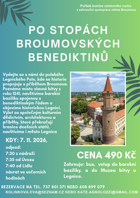 Výjezd: Po stopách broumovských benediktinů