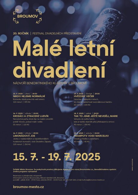 Malé letní divadlení 2025