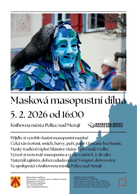 Masková masopustní dílna