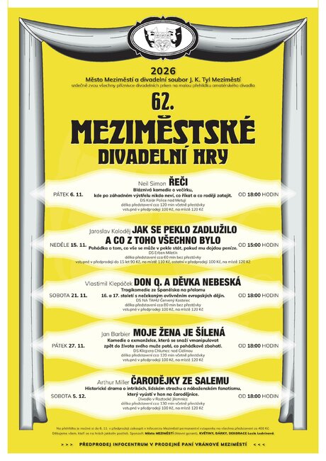62. Meziměstské divadelní hry: Moje žena je šílená