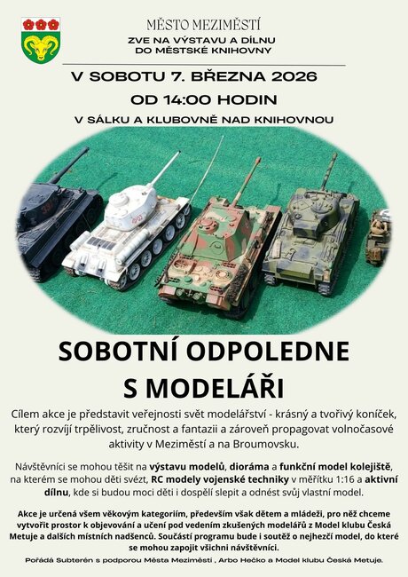 Sobotní odpoledne s modeláři
