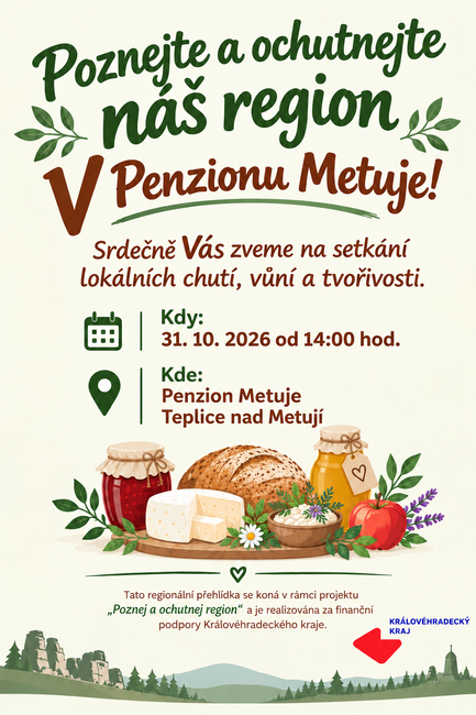 Poznejte a ochutnejte náš region