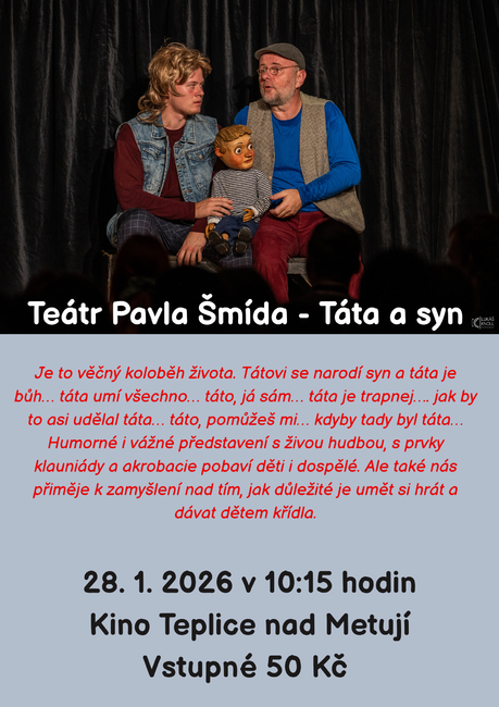 Divadlo: Teátr Pavla Šmída - Táta a syn