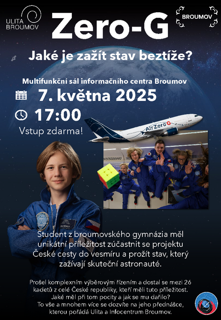 ZERO-G: Jaké je zažít stav beztíže?