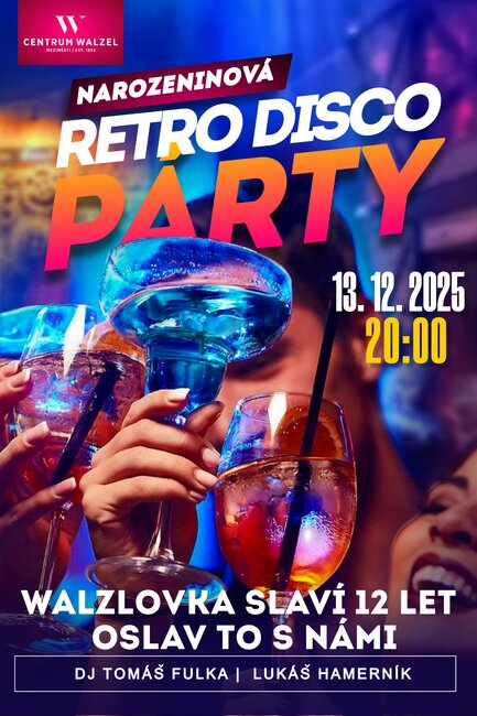 Narozeninová retro disco párty