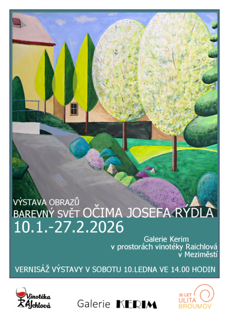 Vernisáž/ Barevný svět očima Josefa Rýdla 