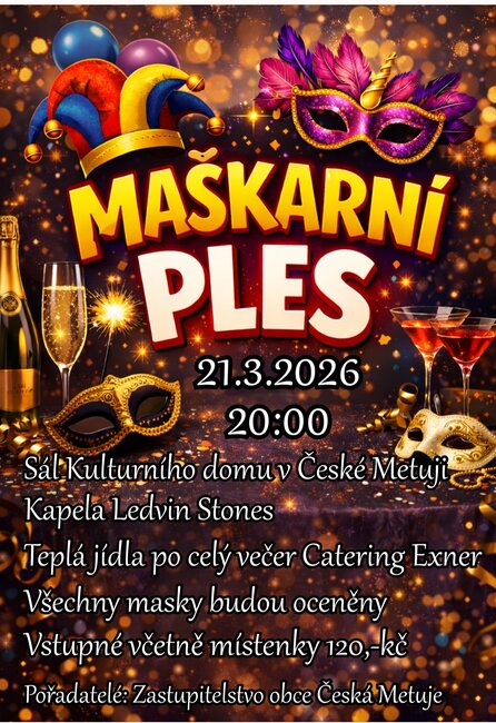 Maškarní ples v České Metuji