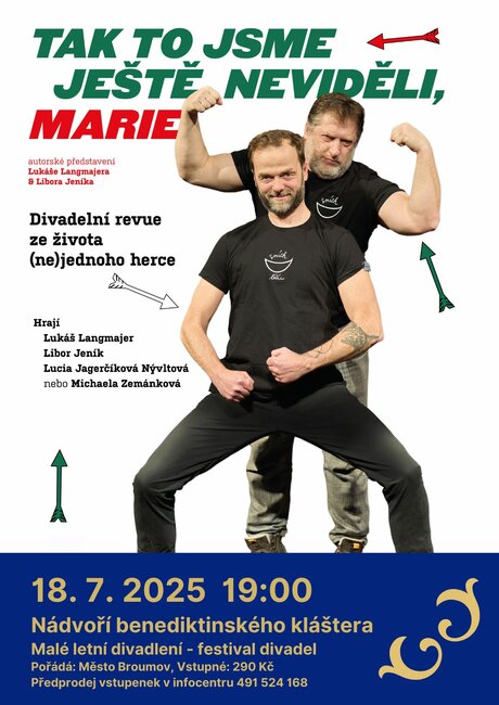 Malé letní divadlení 2025: Tak to jsme ještě neviděli, Marie