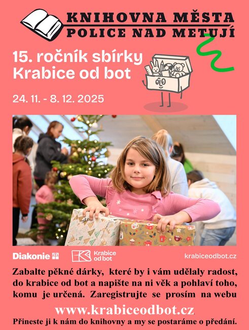 Daruj Krabici od bot v polické knihovně